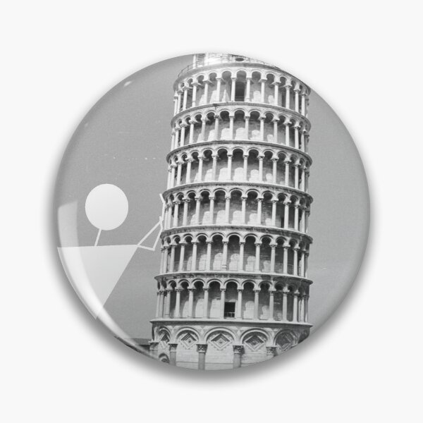 Item preview, Warli Man Leaning Tower of Pisa designed and sold by AmitSellsShirts.