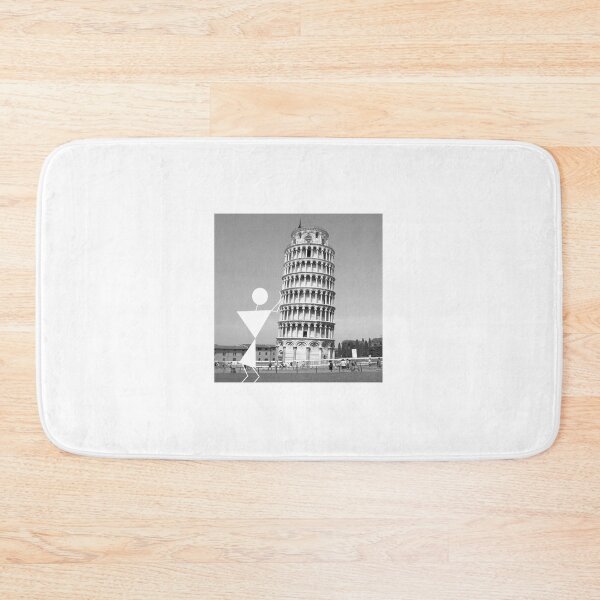 Item preview, Warli Man Leaning Tower of Pisa designed and sold by AmitSellsShirts.