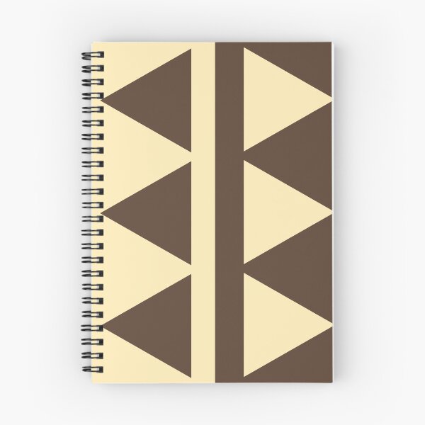 Item preview, Pattern - triangles in brown and cream designed and sold by SandraLSherrill.