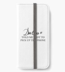 Dua Lipa New Rules iPhone Wallet/Case/Skin