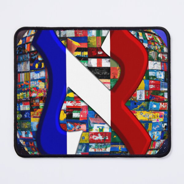 Item preview, France Alef Flag designed and sold by kabbalahart.