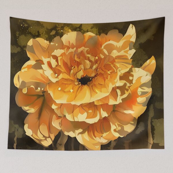 Item preview, Flowered designed and sold by AbstractlyArt.