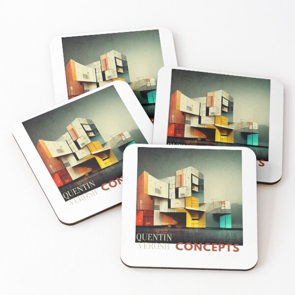 Item preview, Arte digital de concepto de edificio futurista designed and sold by DarkAgeArt.
