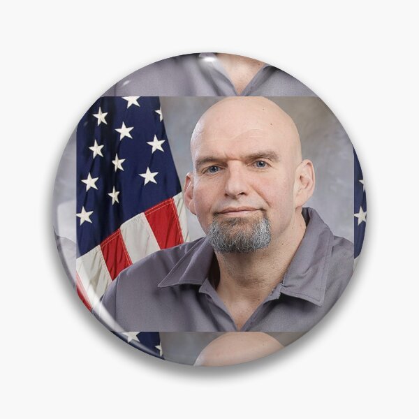 Item preview, John Fetterman US Flag designed and sold by jenniferidern60.