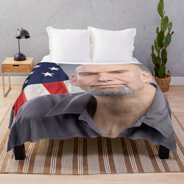 Item preview, John Fetterman US Flag designed and sold by jenniferidern60.