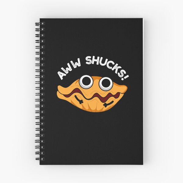 Item preview, Aww Shucks Funny Oyster Puns (Dark BG) designed and sold by punnybone.