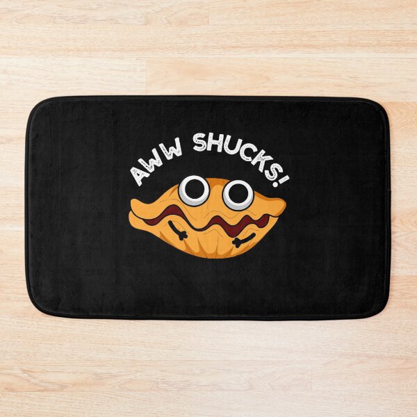 Item preview, Aww Shucks Funny Oyster Puns (Dark BG) designed and sold by punnybone.