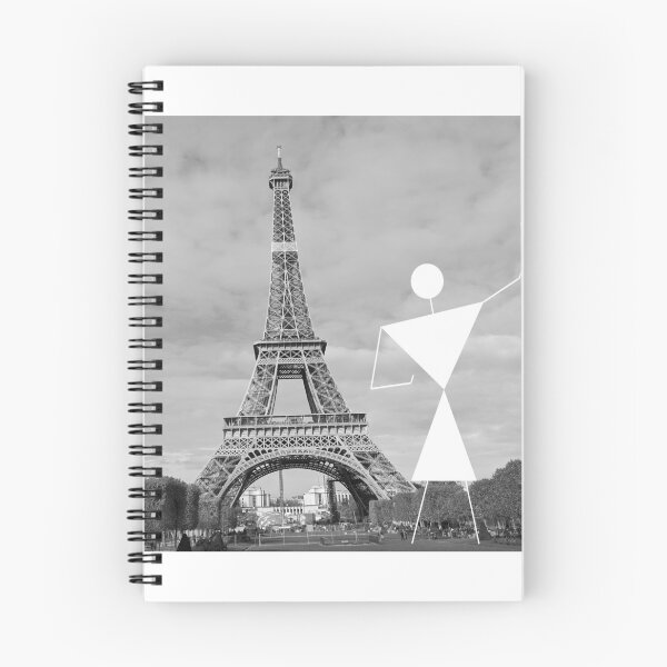 Item preview, Warli Man Selfie Eiffel Tower designed and sold by AmitSellsShirts.