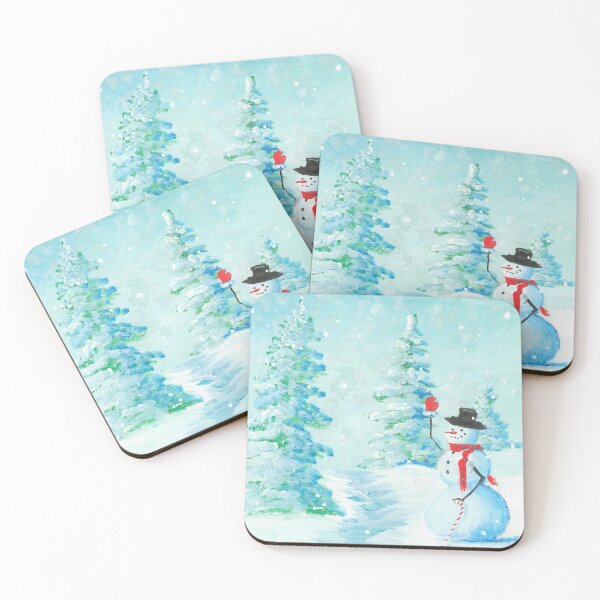 Item preview, Snowman in The Pines designed and sold by Sally peckham.