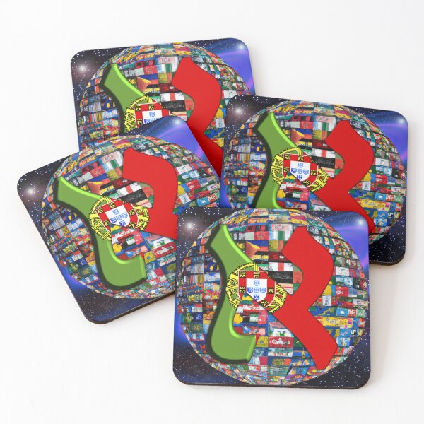 Item preview, Portugal Alef Flag designed and sold by kabbalahart.