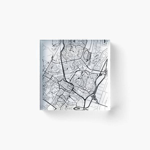 Item preview, Alkmaar, Netherlands Street Map designed and sold by InkistPrints.