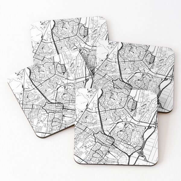 Item preview, Alkmaar, Netherlands Street Map designed and sold by InkistPrints.