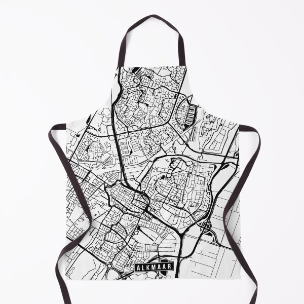 Item preview, Alkmaar, Netherlands Street Map designed and sold by InkistPrints.