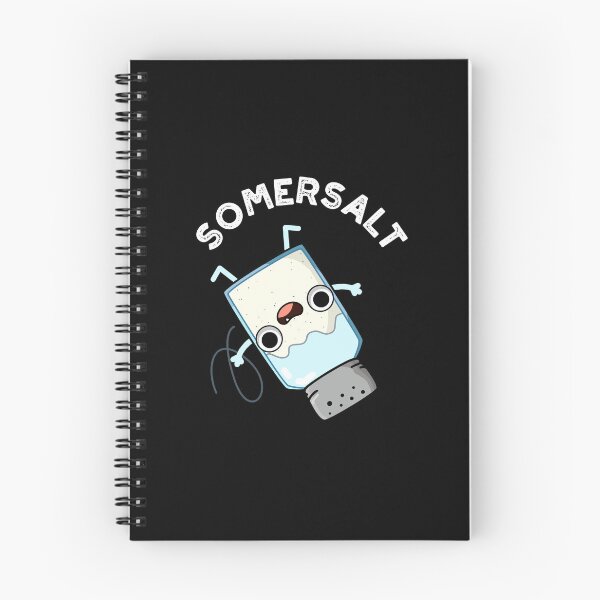 Item preview, Somersalt Somersault Funny Salt Puns (Dark BG) designed and sold by punnybone.