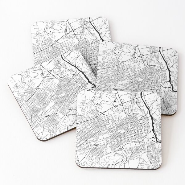 Item preview, Allentown, Pennsylvania Street Map designed and sold by InkistPrints.