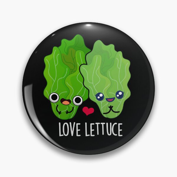 Item preview, Love Lettuce Funny Veggie Puns (Dark BG) designed and sold by punnybone.