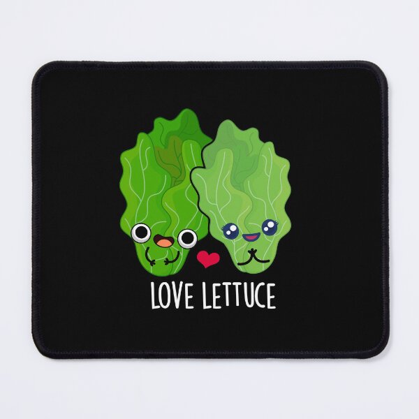 Item preview, Love Lettuce Funny Veggie Puns (Dark BG) designed and sold by punnybone.