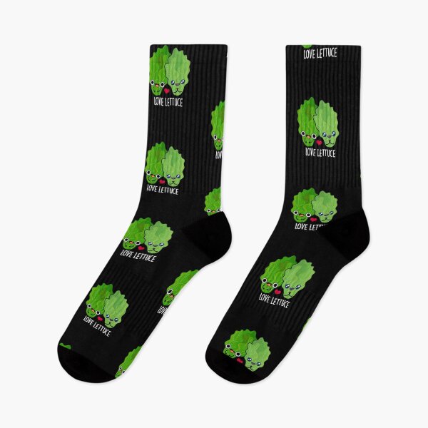 Item preview, Love Lettuce Funny Veggie Puns (Dark BG) designed and sold by punnybone.