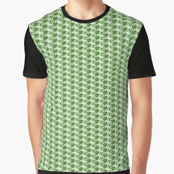 Abstract Effervescence In Green Graphic T-Shirt