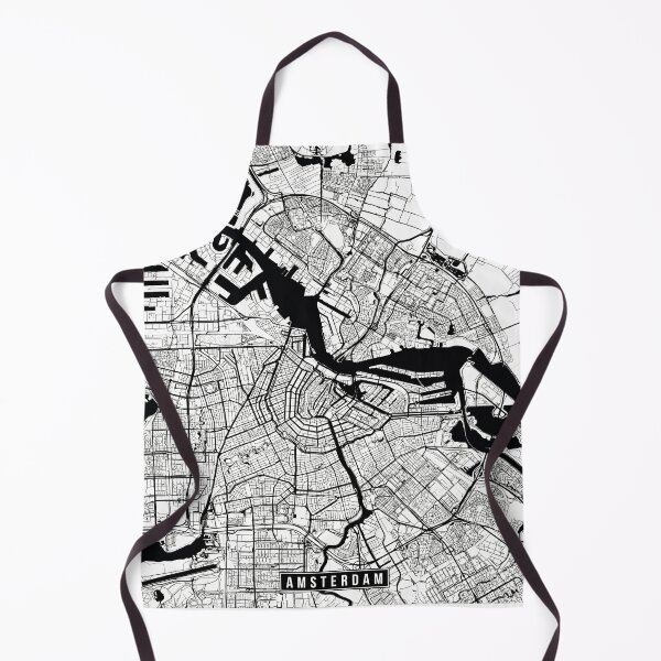 Item preview, Amsterdam, Netherlands Street Map designed and sold by InkistPrints.