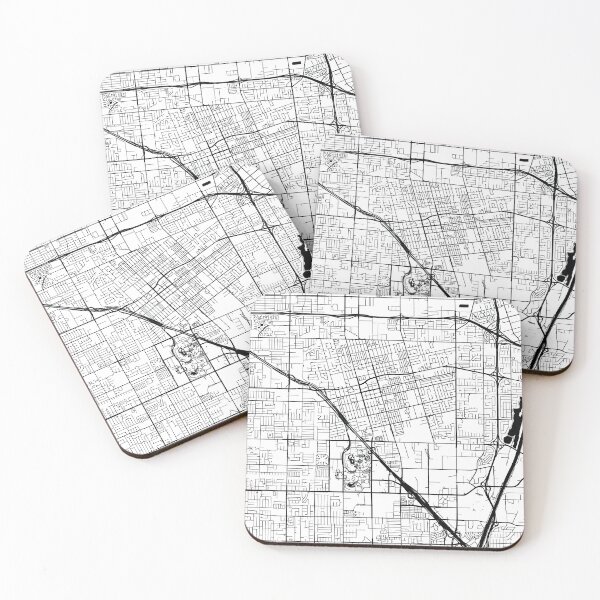 Item preview, Anaheim, California Street Map designed and sold by InkistPrints.