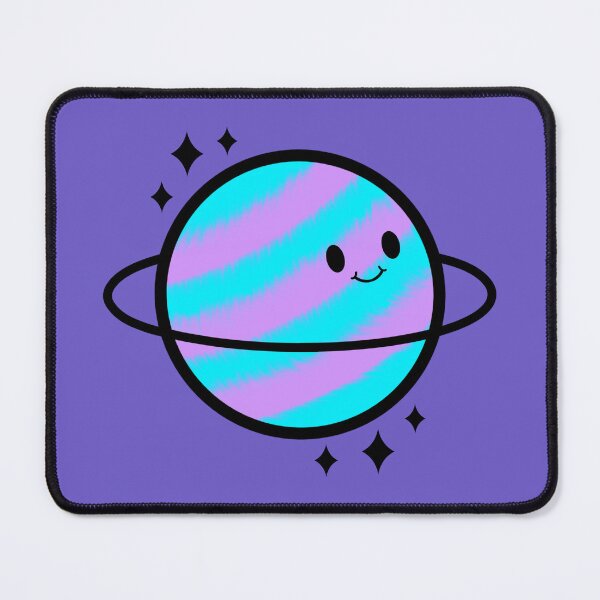Item preview, Cute Planet - Blue & Purple designed and sold by TheeForestFox Shop.