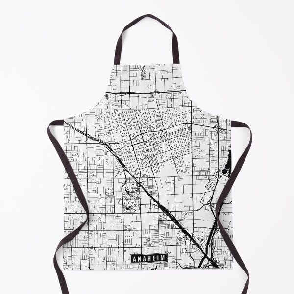 Item preview, Anaheim, California Street Map designed and sold by InkistPrints.