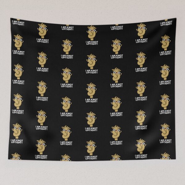 Item preview, I Am Knot Uptight Funny Rope Puns (Dark BG) designed and sold by punnybone.