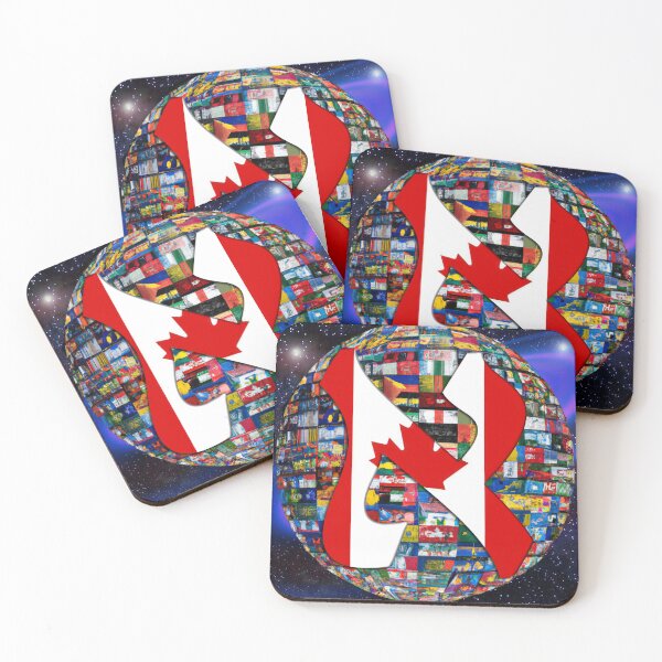 Item preview, Canada Alef Flag designed and sold by kabbalahart.