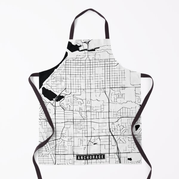 Item preview, Anchorage, Alaska Street Map designed and sold by InkistPrints.