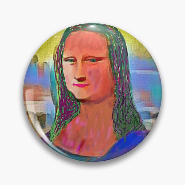 Item preview, "Mona Lisa (65)" Da Vinci's famous painting reimagined. designed and sold by thalasson.