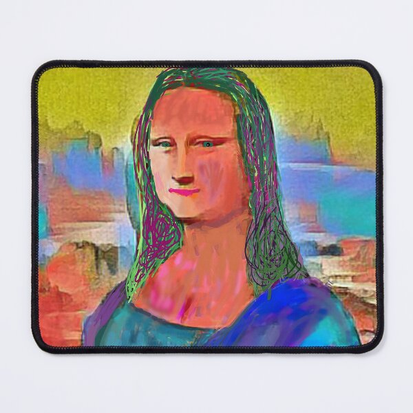 Item preview, "Mona Lisa (65)" Da Vinci's famous painting reimagined. designed and sold by thalasson.