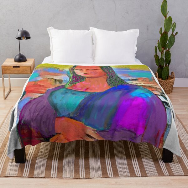 Item preview, "Mona Lisa (65)" Da Vinci's famous painting reimagined. designed and sold by thalasson.