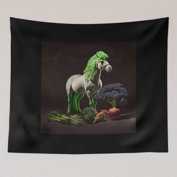 Aperçu de l'œuvre brocoli head unicorn créée et vendue par MrUtDesign.