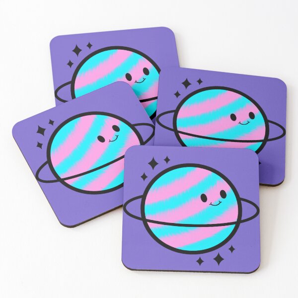 Item preview, Cute Planet - Blue & Pink designed and sold by TheeForestFox Shop.
