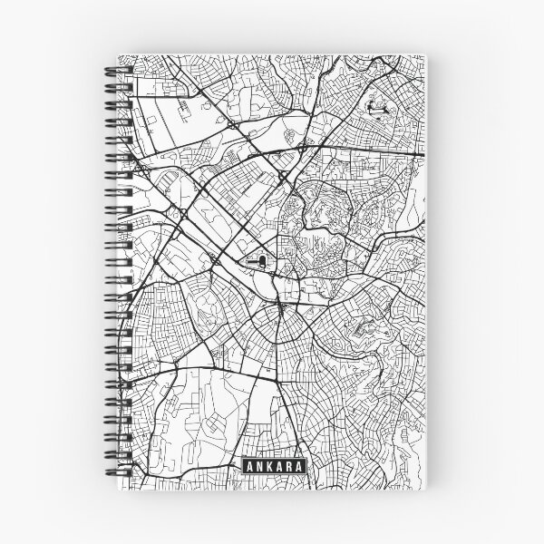 Item preview, Ankara, Turkey Street Map designed and sold by InkistPrints.