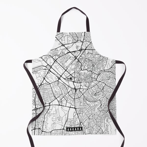 Item preview, Ankara, Turkey Street Map designed and sold by InkistPrints.