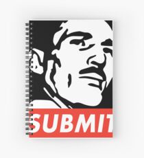Helio Gracie Submit Spiral Notebook
