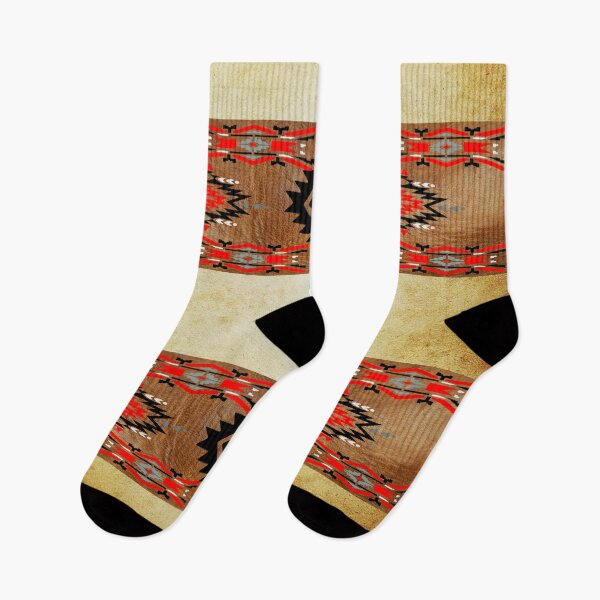 Item preview, Western Navajo Inspired Tribal Design - Red, Black, And Grey designed and sold by handsoftime2020.