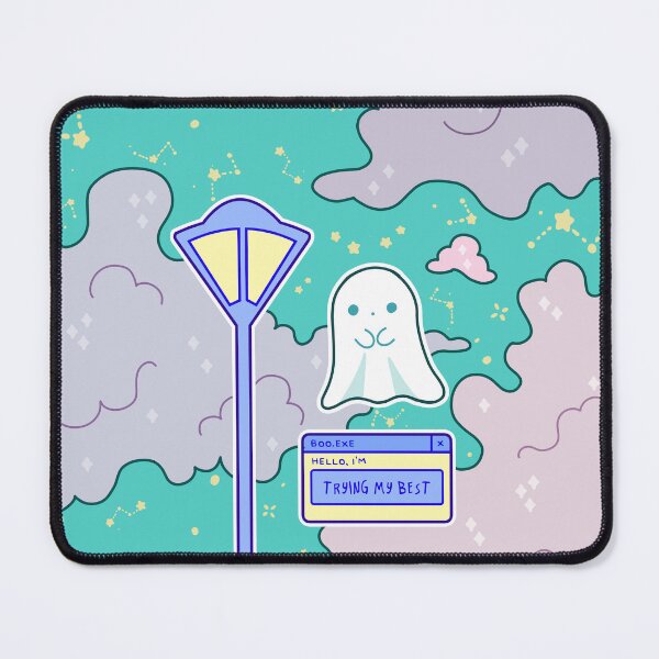 Item preview, A ghost that says: im trying my best designed and sold by Inkcapella.