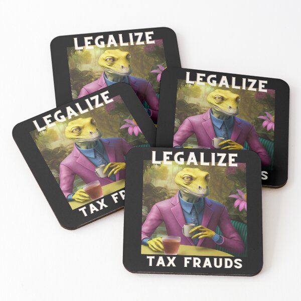 Item preview, Legalize Tax Frauds Reptilian designed and sold by DarkAgeArt.