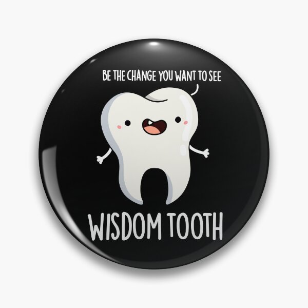 Item preview, Wisdom Tooth Funny Dental Puns (Dark BG) designed and sold by punnybone.