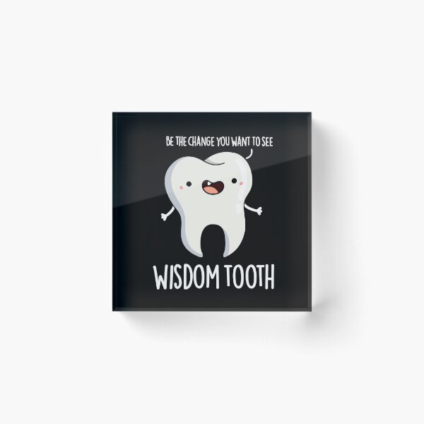 Item preview, Wisdom Tooth Funny Dental Puns (Dark BG) designed and sold by punnybone.