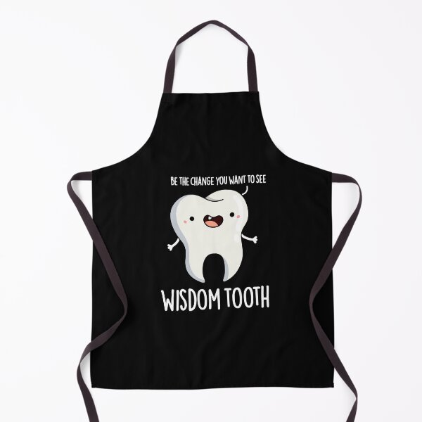 Item preview, Wisdom Tooth Funny Dental Puns (Dark BG) designed and sold by punnybone.