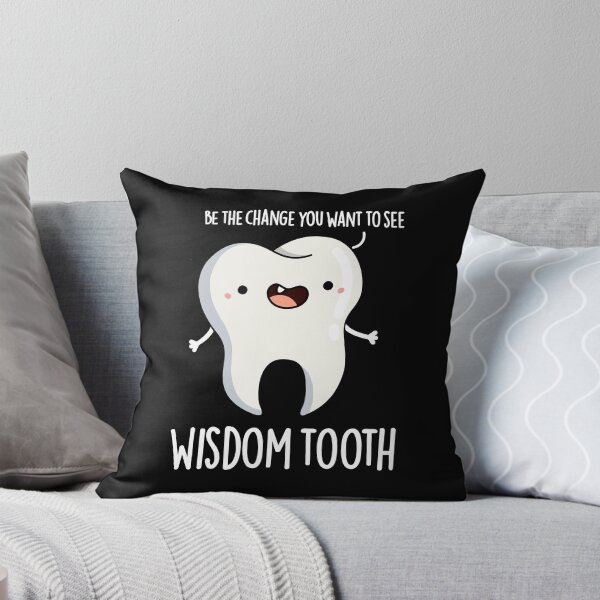 Item preview, Wisdom Tooth Funny Dental Puns (Dark BG) designed and sold by punnybone.