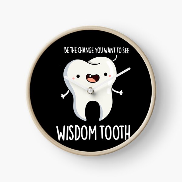 Item preview, Wisdom Tooth Funny Dental Puns (Dark BG) designed and sold by punnybone.