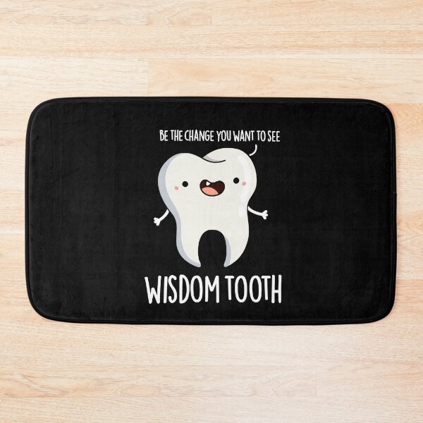 Item preview, Wisdom Tooth Funny Dental Puns (Dark BG) designed and sold by punnybone.