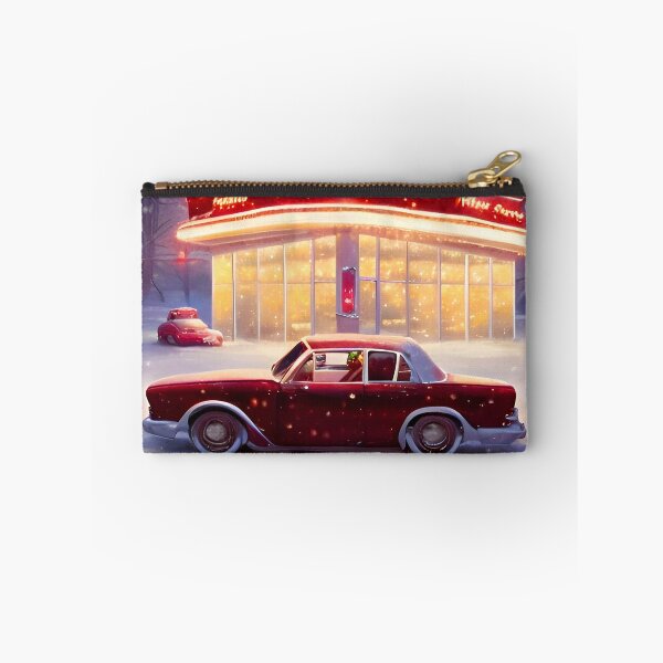 Item preview, Retro Route 66 Nostalgic Holiday Diner Cheer designed and sold by 90snerd.