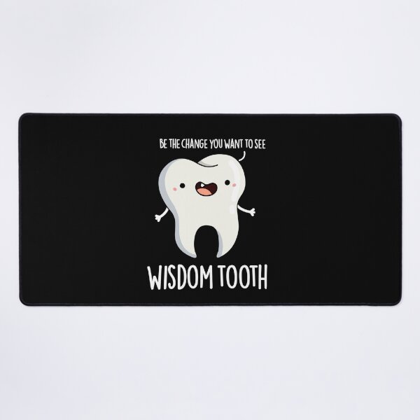 Item preview, Wisdom Tooth Funny Dental Puns (Dark BG) designed and sold by punnybone.