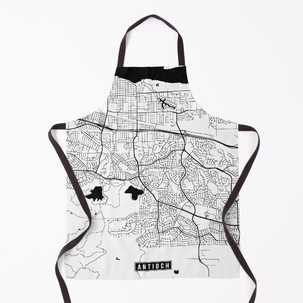 Item preview, Antioch, California Street Map designed and sold by InkistPrints.